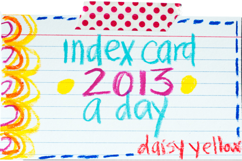 Index Card A Day